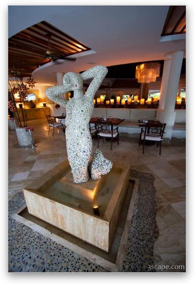 Gabi - the VIP restaurant at Melia Caribe Fine Art Print