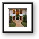 Resort villa Framed Print
