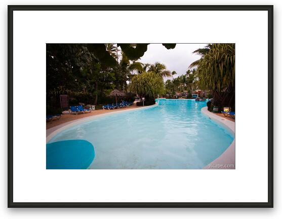 One of three large pools at Melia Caribe Framed Fine Art Print