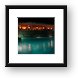 Night shot of VIP pool and restaurant Framed Print