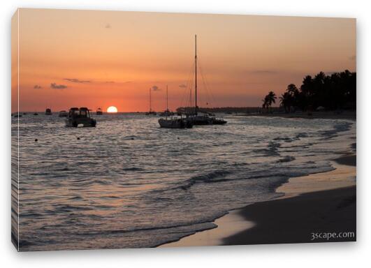 Sunrise in Punta Cana Fine Art Canvas Print