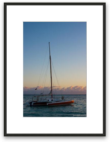 Catamaran Framed Fine Art Print
