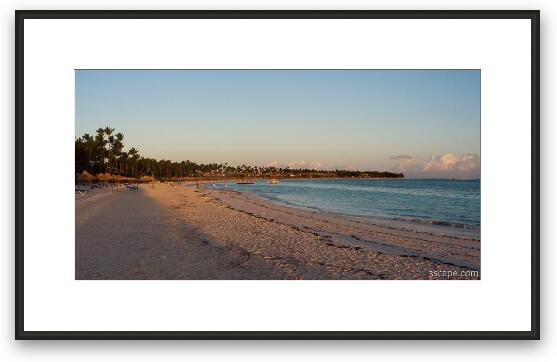 Beach panoramic Framed Fine Art Print