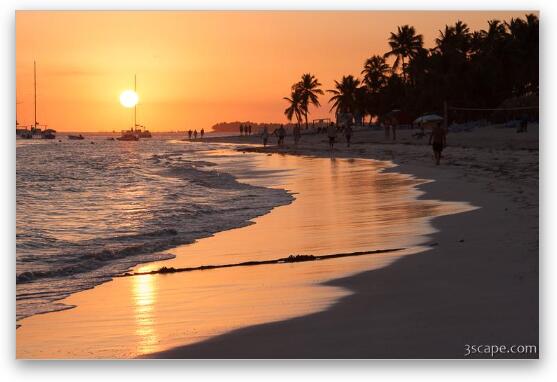 Sunrise in Punta Cana Fine Art Print