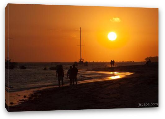 Sunrise in Punta Cana Fine Art Canvas Print