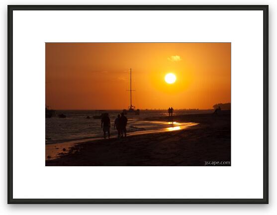 Sunrise in Punta Cana Framed Fine Art Print