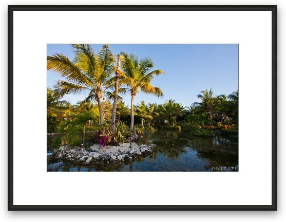 Ponds at Melia Caribe Framed Fine Art Print