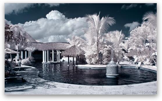Melia Caribe Tropical VIP pool Fine Art Metal Print