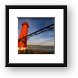Grand Haven pier and lighthouse Framed Print