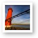 Grand Haven pier and lighthouse Art Print