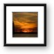 Sunset at Grand Haven pier and lighthouse Framed Print