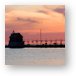 Pastel Sunset over Grand Haven Lighthouse Metal Print