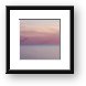 Pastel abstract - flying seagulls at dusk Framed Print