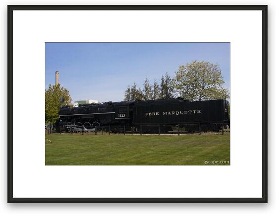 Pere Marquette locomotive Framed Fine Art Print