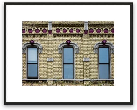 Three Windows Framed Fine Art Print