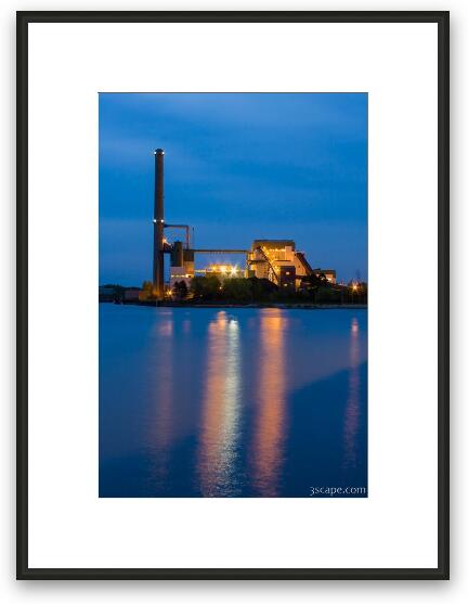 Grand Haven BLP Power Plant Framed Fine Art Print