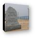 Memorial to those that died on this pier Canvas Print