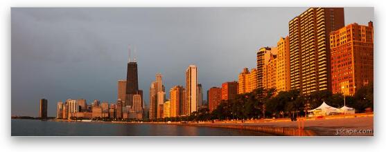Sunrise over Chicago Fine Art Print