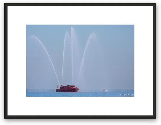 Chicago Fireboat Framed Fine Art Print