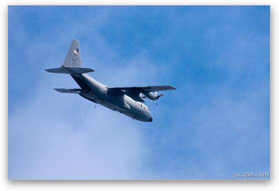 Lockheed C-130 Hercules Fine Art Metal Print