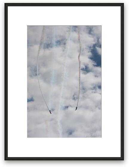 Rob Holland aerobatics Framed Fine Art Print