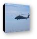 Army UH-60 Black Hawk Helicopter and B1-B Lancer Canvas Print