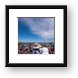 Crowds of people on the Chicago lakeshore Framed Print