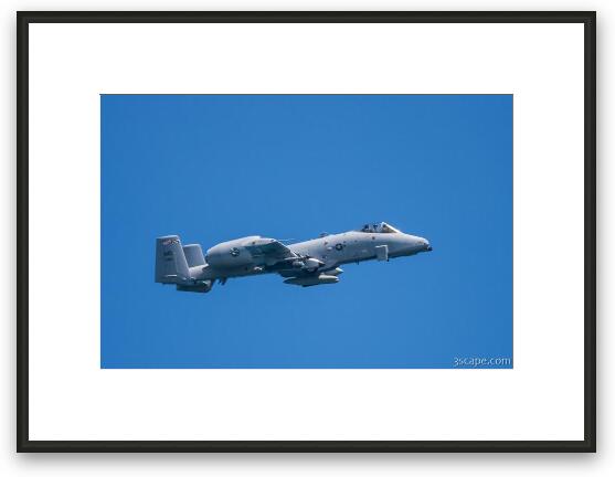Fairchild Republic A-10 Thunderbolt II "Warthog" Framed Fine Art Print