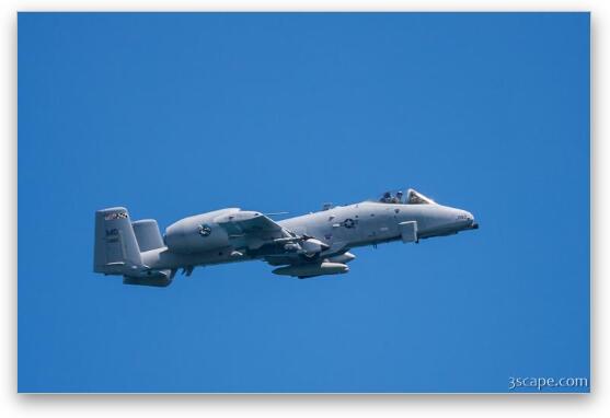 Fairchild Republic A-10 Thunderbolt II "Warthog" Fine Art Metal Print