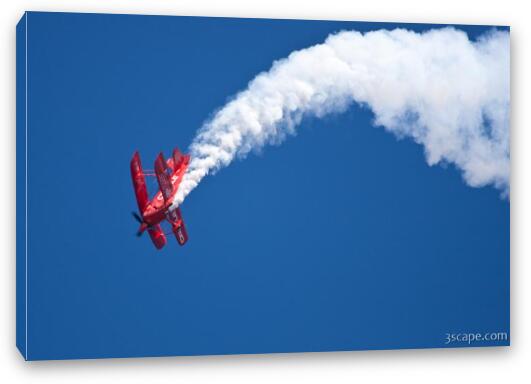 Sean D. Tucker - Oracle Challenger biplane Fine Art Canvas Print
