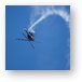 Red Bull aerobatic helicopter Metal Print