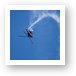 Red Bull aerobatic helicopter Art Print