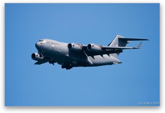 Boeing C-17 Globemaster III Fine Art Print by Adam Romanowicz