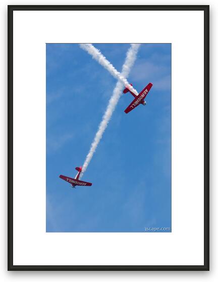 Aeroshell Aerobatic Team Framed Fine Art Print