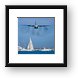 Buzzing the Crowd Framed Print
