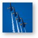 Blue Angels in tight formation Metal Print