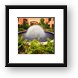 Fountain in the courtyard Framed Print