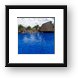Panoramic view of the main pool and swim up bar Framed Print