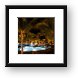 Night shot of the main pool area Framed Print