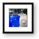 Adult pool Framed Print