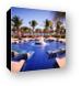 Long daytime exposure of pool area (ND110 filter) Canvas Print