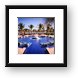 Long daytime exposure of pool area (ND110 filter) Framed Print