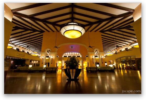 Barcelo Maya Palace main lobby Fine Art Metal Print