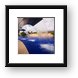 Fountains into the pool Framed Print