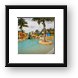Kids pool area was a little water park Framed Print