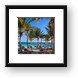 Beach and clear blue water of the Gulf of Mexico Framed Print