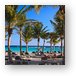 Beach and clear blue water of the Gulf of Mexico Metal Print