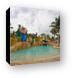 Kids pool area was a little water park Canvas Print