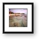 Long daytime exposure of the beach (ND110 filter) Framed Print