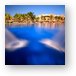 Showers at the pool, long daytime exposure (ND110 filter) Metal Print